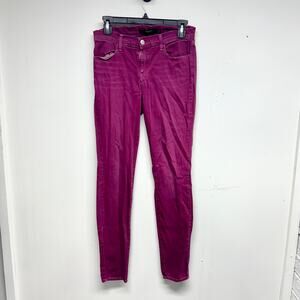 J.Brand Women Purple Victoria Alana Crop Jeans Women’s Size 28 Skinny Jeans